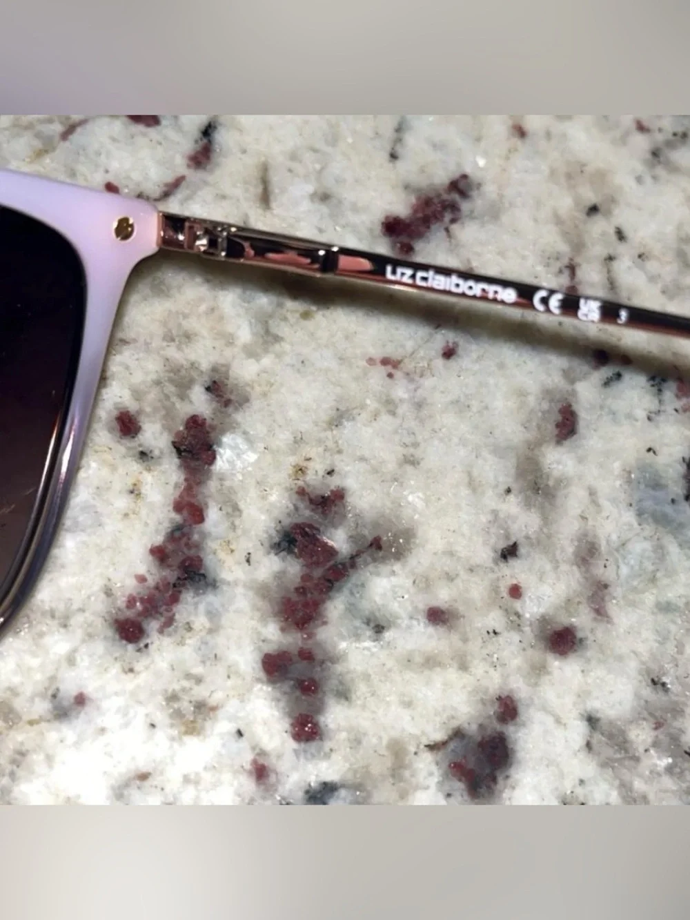 New Liz Claiborne Cat Eye Sunglasses with box with cloth
